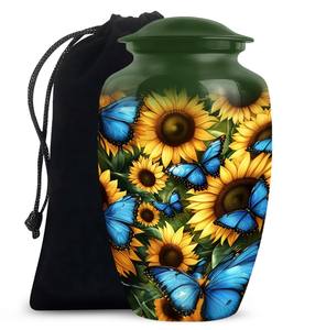 Urnas Funerarias con Diseño Floral para Cenizas Humanas, Estilo Europeo y Americano, Ecológicas y Personalizables - Product Image 1