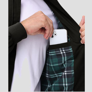 Chaqueta Impermeable de Estilo Clásico al por Mayor, Ropa Casual de Calle a la Moda con Logotipo Personalizado, Chaqueta Cortavientos Lisa Teñida para Hombre - Product Image 3