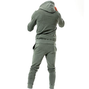 High Quality Unisex Vintage Hoodies Acid Wash Tracksuit Sweat Suits Men's Jogger Set with <b>Sweatpants</b> Bottom Tracksuits Sets - Product Image 2