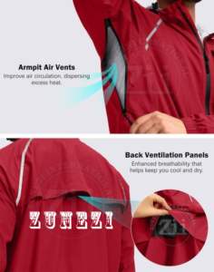 Veste de sécurité réfléchissante LED haute visibilité, imperméable, ANSI classe 2, pour homme, vêtements de travail en coton, logo personnalisable - Product Image 4