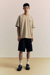 100% haute qualité coton matériel à la mode élégant noir couleur Cargo Shorts pour hommes personnalisé respirant séchage rapide Cargo court - Product Image 2