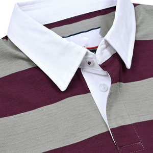 Polo de algodón y poliéster de empresa de alta calidad para hombre, polo con logotipo bordado personalizado para hombre, servicio OEM para hombre - Product Image 3