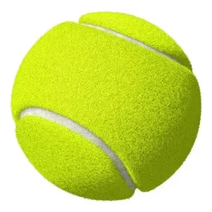 Pelota DE TENIS amarilla de alta calidad, Material de lana personalizado de rebote Normal para entrenamiento deportivo para canchas de playa y Jumbo - Product Image 1