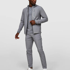 Hombre de talla grande personalizable a prueba de viento de algodón poliéster polar Joggers último diseño impreso transpirable personalizado chándal de invierno - Product Image 6