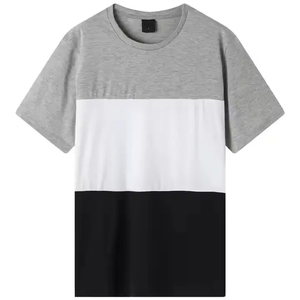 100% algodón hombres Casual Drop Shoulder camiseta peso pesado algodón transpirable duradero y de larga duración calidad - Product Image 2