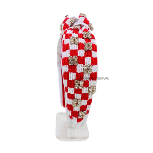 Diadema Elegante Hecha a Mano con Cuentas para San Valentín |   Tocado Personalizado para la Temporada de San Valentín, Colecciones de Moda y Regalos - Product Image 5