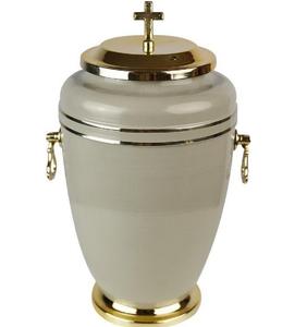 Urnas de diseño clásico hechas a mano de artesanía de metal para la decoración del hogar - Product Image 1