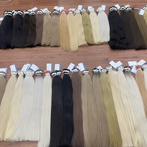 Extensions de cheveux Remy vietnamiennes en vrac Vente en gros Cheveux 100% humains droits naturels Super doublement étirés Grand stock - Product Image 5