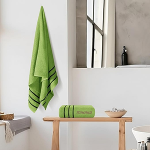 Ensemble de 6 serviettes de bain en coton éponge de qualité hôtelière personnalisable, super absorbantes, séchage rapide, tapis de bain spa, personnalisable - Product Image 3