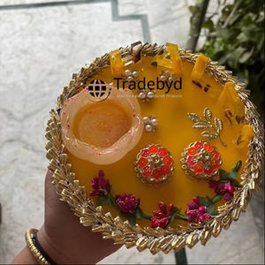 Bol en résine de qualité supérieure, fait à la main, style ange, décoration pour maisons simples et propres, service de table aux tons neutres par Tradebyd - Product Image 2