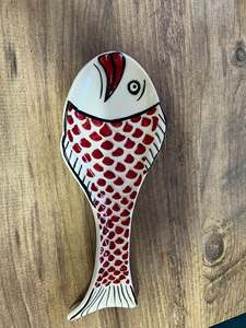 REPOSACUCHILLOS DE CERÁMICA PINTADO A MANO Modelo DAFNI 15 Solo lavar a mano No apto para lavavajillas Hecho en Estambul - Product Image 2