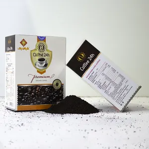 24H Koffie Beste Kwaliteit Schoon En Veilig Gebruik Met Kokend Water Met Verpakking In Doos Aangepaste Verpakking Charmante Smaak