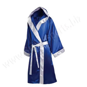 Robe de boxe unisexe en satin polyester/coton à séchage rapide, vente en gros 2025 - Product Image 5