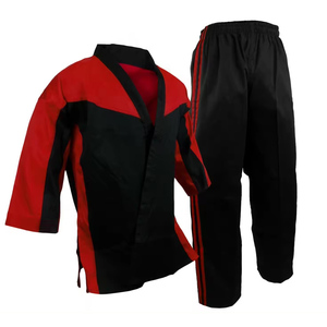 Traje de uniforme de taekwondo de algodón ligero con tela de secado rápido perfecto para sesiones de entrenamiento de Karate y artes marciales - Product Image 1