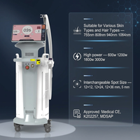 Machine à laser médicale certifiée CE pour l'épilation et le raffermissement de la peau, lasers diode 1200W, 808nm, 755nm, 940nm, 1064nm