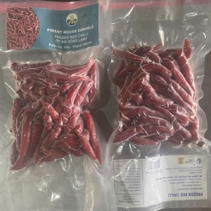 Poivre long et piment rouge vietnamiens de qualité supérieure, surgelés, cultivés en serre, traitement IQF, 100 % frais - Product Image 1