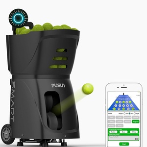 Meilleure offre : Machine à balles de tennis intelligente PT avec programmation personnalisée via l'application et entraînement IA, vitesse de 12 à 75 mph - Product Image 4