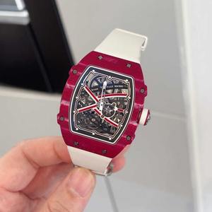 Reloj Tourbillon de Fibra de Carbono Ultrafino de Alta Calidad para Hombre, Diseño Transparente, Mecánico Automático, Lujoso y Ligero - Product Image 5