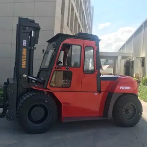 Carrello elevatore diesel con capacità di 10 tonnellate