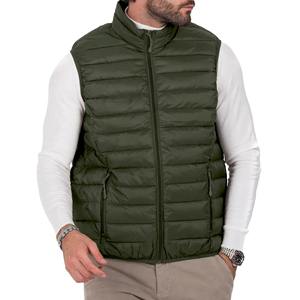 Chaleco Acolchado de Lona de Alta Calidad para Invierno, Nuevo, con Logotipo Personalizado, Transpirable, Tallas Grandes, Precio al por Mayor, Chaqueta de Invierno - Product Image 1