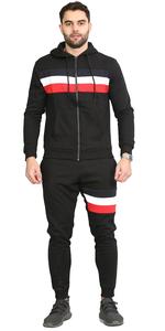 Conjunto Deportivo Personalizado para Hombre con Sudadera con Capucha y Pantalones de Chándal Ecológicos, Ligeros, de Secado Rápido, con Cierre para Invierno - Product Image 2