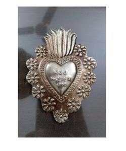 Antique Metal Sacred <b>Heart</b> of Jesus Milagros Rhinestone Sacred Hanging Radiant <b>Heart</b> <b>Locket</b> Hanging Decoration - Product Image 3
