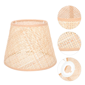 ที่คลุมโคมไฟไม้ไผ่ธรรมชาติสำหรับโคมไฟตั้งโต๊ะและโคมไฟข้างเตียงจากเวียดนาม - Product Image 3