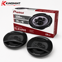 Haut-parleurs audio pour voiture au son clair, qualité supérieure, 6 pouces, 500W max, 45W RMS, 4 ohms, 91dB, 4 voies, pour mise à niveau audio de véhicule