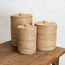 Elegant Minimalist Rustic Decoration Wholesale Bamboo Rattan Serving Trays <b>Organizers</b> <b>for</b> <b>Kitchen</b> and Restaurants - Product Image 4