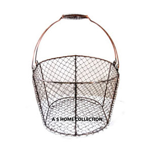 High Demanding <b>Metal</b> Black Color <b>Storage</b> <b>Basket</b> With Rope Border Design & Side Handles Rectangle Shape Best Selling Item - Product Image 4