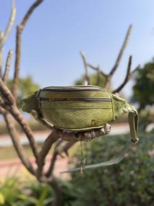 Ceinture de poche tendance en cuir véritable imprimé serpent, sac à main de voyage, python, facile à transporter, ceinture à argent, utilisations multiples - Product Image 3