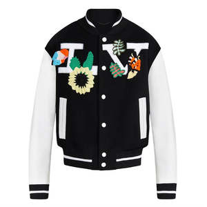 Chaqueta universitaria de diseño personalizado, fabricada profesionalmente, 100% lana, estilo de lujo, moda de invierno, talla grande, diseño OEM. - Product Image 6