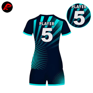 Uniformes de volleyball de qualité professionnelle conçus sur mesure Style d'ensemble léger entièrement sublimé - Product Image 6