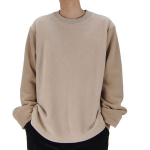 Sudadera con capucha de lana polar de color liso para hombre, sudadera en blanco con impresión Digital para la temporada de otoño - Product Image 1