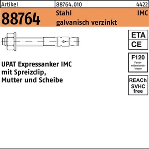 Anclaje de Acero Express R 88764 IMC 8/10/71 100 Piezas por UPAT - Product Image 1