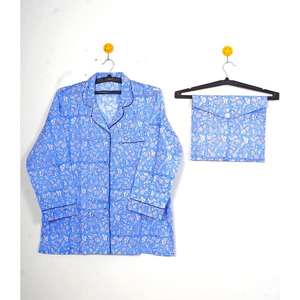 Wholesale OEM Custom Cotton Pajama Sets for Women Factory Supplier of Customizable Pajamas - Product Image 2