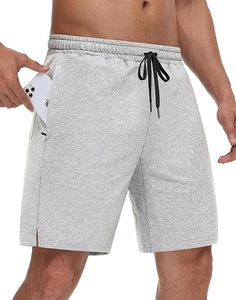 Pantalones cortos de gimnasio ligeros para hombres diseñados para correr, entrenar, yoga y comodidad atlética diaria - Product Image 6