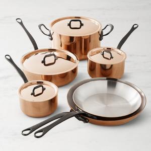 5Piece Tri Ply Steel Cooker Home Kitchen Cookware <b>Dutch</b> <b>Oven</b> Soup Milk Steak Frying <b>Pot</b> Copper Cooking <b>Pot</b> Pan Cookware Sets - Product Image 1