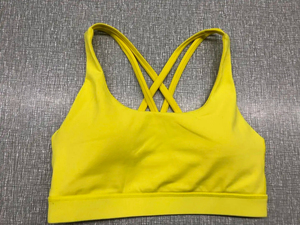 Brassière de sport pour femme, populaire, à col montant, avec trous, pour le yoga et le fitness, avec logo imprimé numériquement - Product Image 5