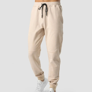 Men's Casual High Quality Woolen Sweatpants 100% Cotton XL Lightweight Quick-Dry Drawstring Closure Customized Logo Printing OEM - Product Image 1