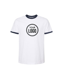 เสื้อยืดคอกลมแขนสั้นสำหรับวัยรุ่นชายหญิงเสื้อยืดเข้ารูปแบบเรียบคอกลมแขนสั้นใช้ได้ทั้ง100% และผู้ชาย - Product Image 4