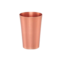Tasse d'eau en cuivre pur de qualité assurée, en verre de Mule de moscou, pour usage domestique, tasse d'eau, prix de gros