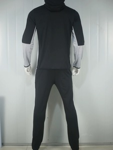 LOGO personalizado Hombres Chándales Stand Collar Patchwork Cremallera Cardigan Pantalones Conjuntos de dos piezas Primavera Otoño Moda Casual Traje Masculino - Product Image 6