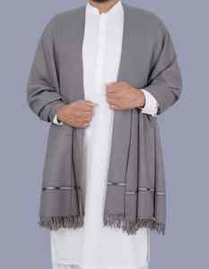 Goodshopping Men Classic Wool <b>Shawl</b> Winter Soft Warm Breathable Traditional Solid Color <b>Wrap</b> Middle East & India Style - Product Image 5