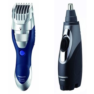 Tondeuse à barbe portable humide/sèche, tondeuse à poils de nez et d'oreilles, système de nettoyage électrique par aspiration pour usage domestique et automobile, fabriquée en plastique durable - Product Image 5