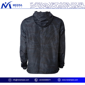 High-Performance Windbreaker <b>Jacket</b> Adjustable Drawstring Waist Hood Versatile Outdoor <b>Running</b> Gear for <b>Winter</b> High Street Style - Product Image 3