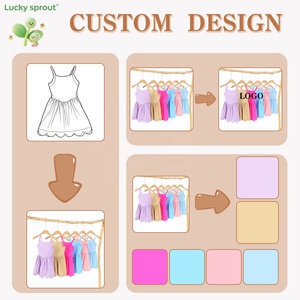 <span class=keywords><strong>Abito</strong></span> da Yoga Senza Maniche con Bordo Smerlato e Pantaloncini per Bambine, Vestito Sportivo in Nylon e Spandex per Tennis e Corsa - Product Image 2