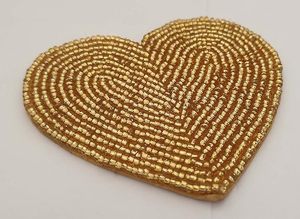 แผ่นรองแก้วปักลูกปัดสำหรับตกแต่งโต๊ะและห้องครัว - Product Image 2