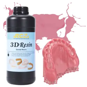 Resina dental 3d de alta precisão, base de denture para impressora lcd dlp