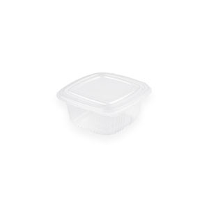 Contenedor de Alimentos con Tapa Abatible, Apto para Microondas, de Polipropileno, 250cc, de -5°C a +120°C, 9 Paquetes x 100 Unidades, B2B - Product Image 1